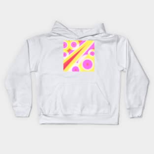 pink yellow texture gradient Kids Hoodie